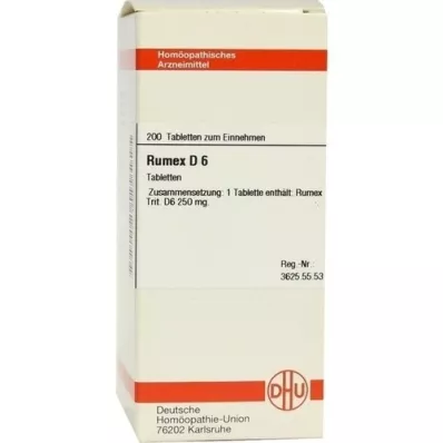 RUMEX D 6 ταμπλέτες, 200 τεμ