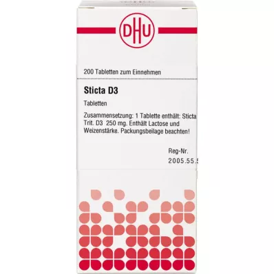 STICTA D 3 ταμπλέτες, 200 τεμ
