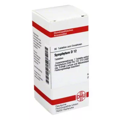 SYMPHYTUM D 12 ταμπλέτες, 80 τεμ