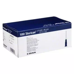 STERICAN Κάνουλες 23 Gx3 1/5 0,6x80 mm, 100 τεμ