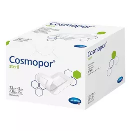 COSMOPOR στείρος επίδεσμος τραυμάτων 5x7,2 cm, 50 τεμ