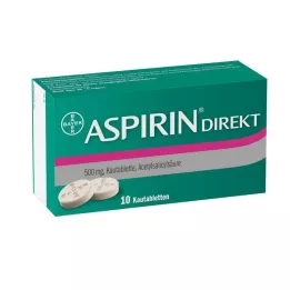 ASPIRIN Μασώμενα Δισκία Direkt, 10 τεμ