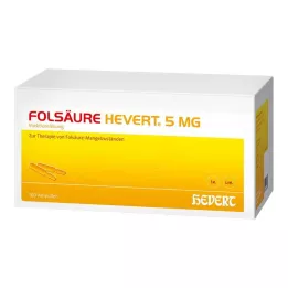 FOLSÄURE HEVERT Φύσιγγες 5 mg, 100 τεμ