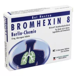 BROMHEXIN 8 επικαλυμμένα δισκία Berlin Chemie, 50 τεμ