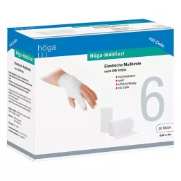 HÖGA-MUBILAST Επίδεσμος στερέωσης 6 cmx4 m με σελοφάν, 1 τεμ