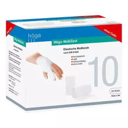 HÖGA-MUBILAST Επίδεσμος στερέωσης 10 cmx4 m χωρίς σελοφάν, 20 τμχ