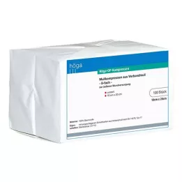 HÖGA-KOMPRESSEN OP 10x20 cm μη αποστειρωμένο 8-στρωμα, 100 τμχ