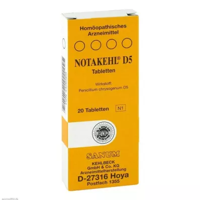 NOTAKEHL D 5 ταμπλέτες, 20 τεμ NOTAKEHL D 5 ταμπλέτες, 20 τεμ