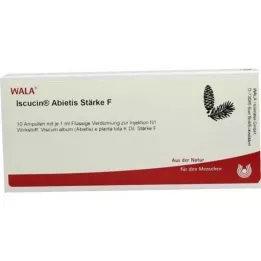 ISCUCIN abietis Strength F αμπούλες, 10X1 ml