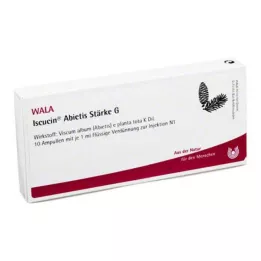 ISCUCIN abietis Strength G αμπούλες, 10X1 ml