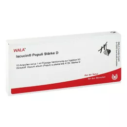 ISCUCIN populi Strength D Αμπούλες, 10X1 ml