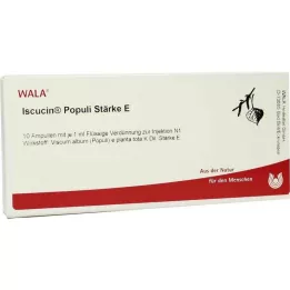 ISCUCIN populi Strength E αμπούλες, 10X1 ml