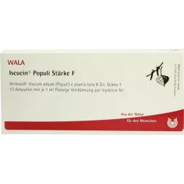 ISCUCIN populi Strength F Αμπούλες, 10X1 ml