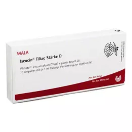ISCUCIN tiliae Strength D Αμπούλες, 10X1 ml