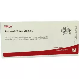 ISCUCIN tiliae Strength G Αμπούλες, 10X1 ml