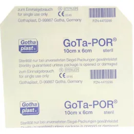 Γύψος πληγής Gota-Por αποστειρωμένος 60x100 mm, 1 τεμ