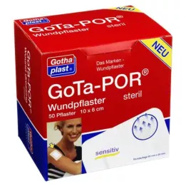 GOTA-POR Πληγωμένος σοβάς αποστειρωμένος 60x100 mm, 50 τεμ