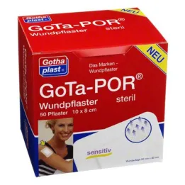 Γύψος πληγής Gota-Por αποστειρωμένος 80x100 mm, 50 τεμάχια