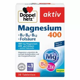 DOPPELHERZ Δισκία μαγνησίου 400 mg, 30 τεμ