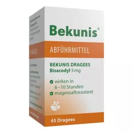 BEKUNIS Bisacodyl Dragees 5 mg γαστροανθεκτικά δισκία, 45 τεμ