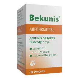 BEKUNIS Bisacodyl Dragees 5 mg γαστροανθεκτικά δισκία, 80 τεμ