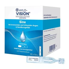 HYLO-VISION ημιτονοειδή πιπέττα μονής δόσης, 60Χ0,4 ml