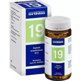 BIOCHEMIE Orthim 19 Cuprum arsenicosum D 12 ταμπλέτες, 400 τεμ