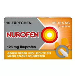 NUROFEN Junior 125 mg υπόθετα, 10 τεμ