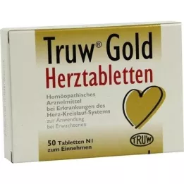 TRUW GOLD Ταμπλέτες καρδιάς, 50 τεμ