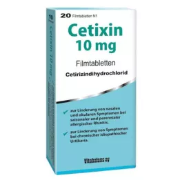 CETIXIN 10 mg επικαλυμμένα με λεπτό υμένιο δισκία, 20 τεμ