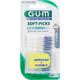 GUM Μαλακές λαβές x-large, 40 τεμ