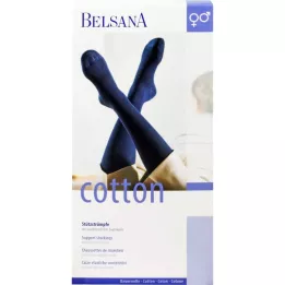 BELSANA Βαμβακερές κάλτσες στήριξης γονάτων AD μέγεθος 2 μαύρες, 2 τεμάχια