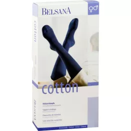BELSANA Βαμβακερές κάλτσες στήριξης γονάτων AD μέγεθος 1 μπεζ, 2 τμχ