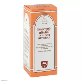 ISOPROPYLALKOHOL 70% V/V Heterich, 200 ml