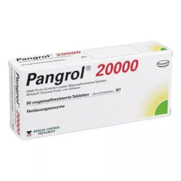 PANGROL 20.000 γαστροανθεκτικά δισκία, 50 τεμ