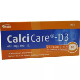 CALCICARE D3 μασώμενα δισκία, 20 τεμ