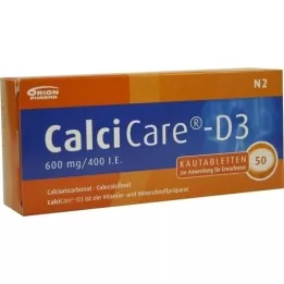 CALCICARE D3 μασώμενα δισκία, 50 τεμ