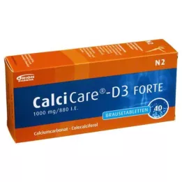 CALCICARE Αναβράζοντα δισκία D3 forte, 40 τεμ