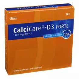 CALCICARE Αναβράζοντα δισκία D3 forte, 100 τεμ