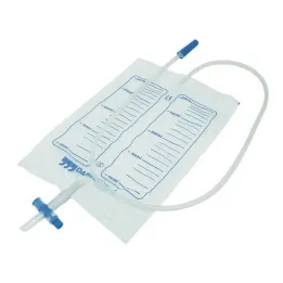 Σάκκος ούρων μη αποστειρωμένος 2000 ml Nrv με εγκάρσια βαλβίδα αποστράγγισης, 1 τεμάχιο