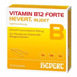 VITAMIN B12 HEVERT forte αμπούλες Injekt, 10X2 ml