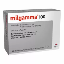 MILGAMMA 100 mg επικαλυμμένα δισκία, 100 τεμ