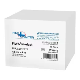 MULLBINDEN 12 cmx4 m 100% βαμβάκι, 20 τεμάχια