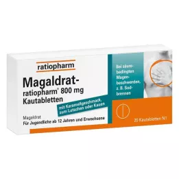 MAGALDRAT-ratiopharm 800 mg δισκία, 20 τεμ