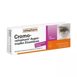 CROMO-RATIOPHARM Οφθαλμικές σταγόνες εφάπαξ δόσης, 20X0,5 ml