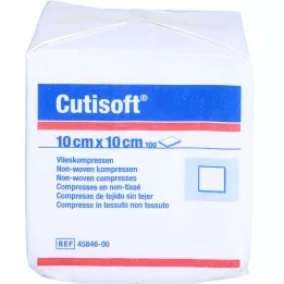 CUTISOFT Κομπρέσες fleece 10x10 cm μη αποστειρωμένες, 100 τεμάχια