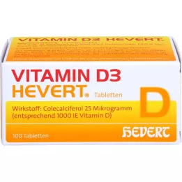 VITAMIN D3 HEVERT δισκία, 100 τεμ