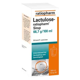 LACTULOSE-σιρόπι ratiopharm, 1000 ml