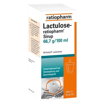 LACTULOSE-σιρόπι ratiopharm, 1000 ml LACTULOSE-σιρόπι ratiopharm, 1000 ml