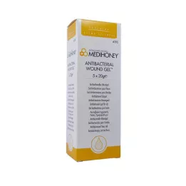 MEDIHONEY αντιβακτηριδιακό τζελ πληγών, 5Χ20 γρ